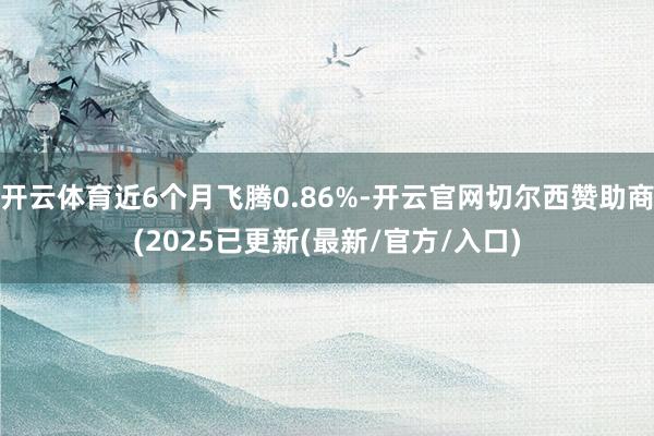 开云体育近6个月飞腾0.86%-开云官网切尔西赞助商(2025已更新(最新/官方/入口)