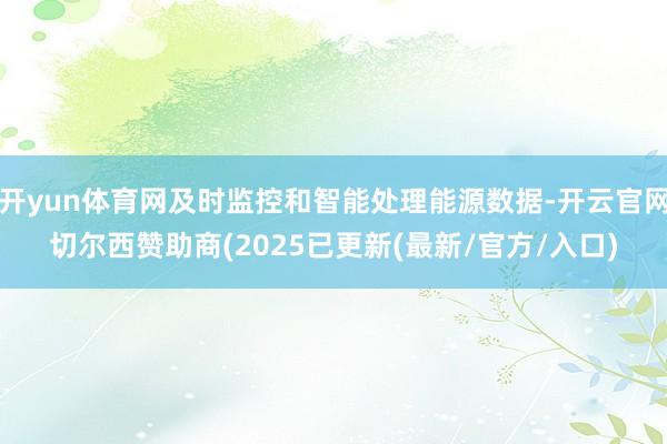 开yun体育网及时监控和智能处理能源数据-开云官网切尔西赞助商(2025已更新(最新/官方/入口)