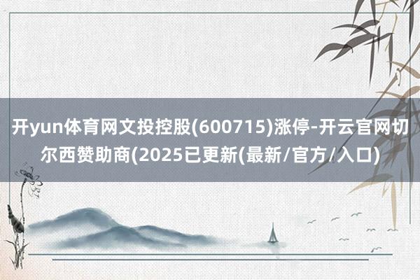 开yun体育网文投控股(600715)涨停-开云官网切尔西赞助商(2025已更新(最新/官方/入口)