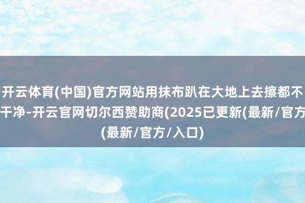 开云体育(中国)官方网站用抹布趴在大地上去擦都不一定擦干净-开云官网切尔西赞助商(2025已更新(最新/官方/入口)
